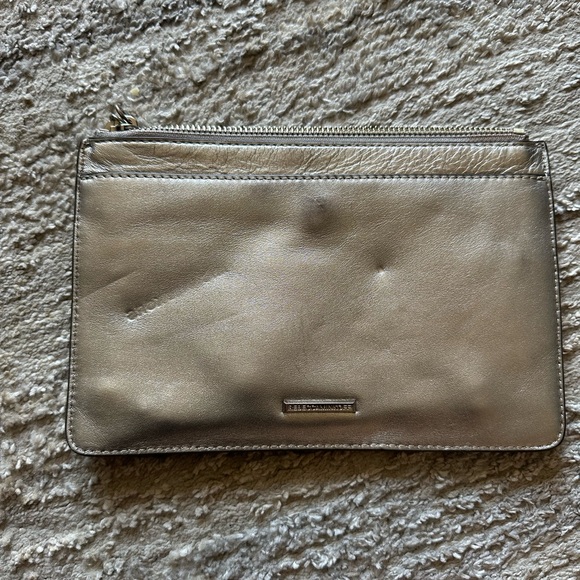 Multi Patterned Leather Clutch - Picture 3 of 6